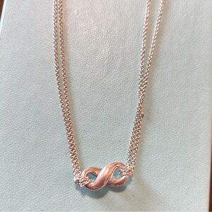Tiffany Sterling Silver Infinity Pendant